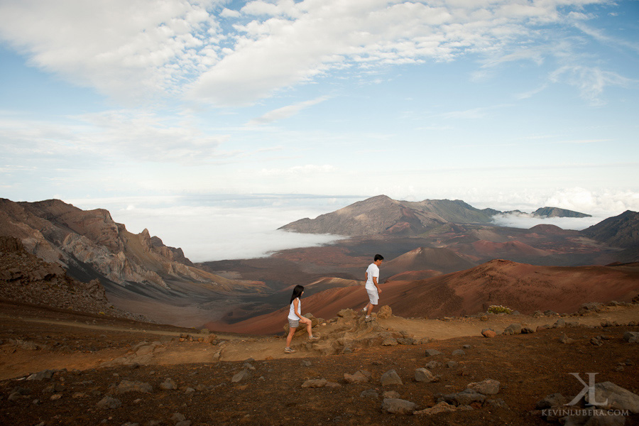 Haleakala Engagement Photo