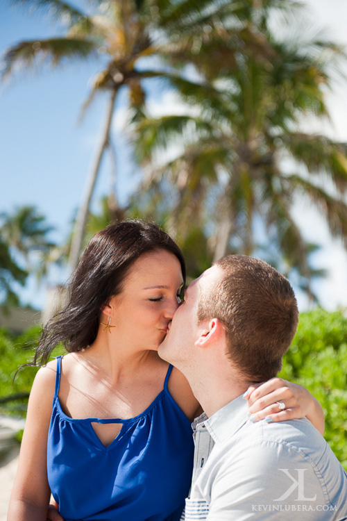 Beautiful couple at Lanikai